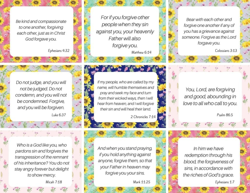 100 Amazing (And Free) Printable Scripture Cards - regarding Printable Bible Verses For Different Situations