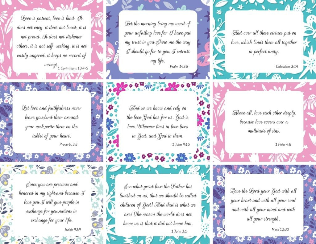 100 Amazing (And Free) Printable Scripture Cards - within Printable Bible Verses For Different Situations
