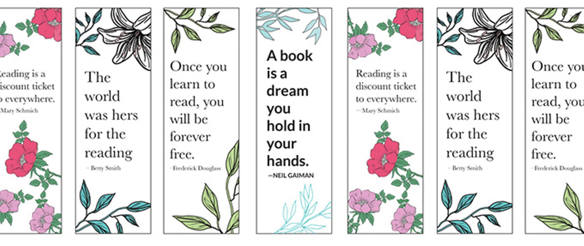 14 Free Printable Bookmarks To Brighten Up Your Books regarding Free Printable Bookmarks For Students
