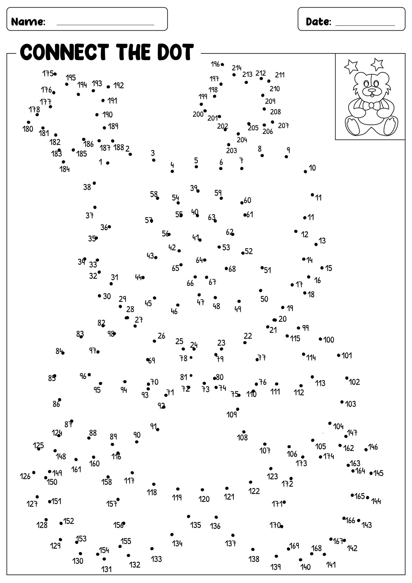17 Advanced Dot To Dot Worksheets - Free Pdf At Worksheeto inside Free Printable Dot To Dot