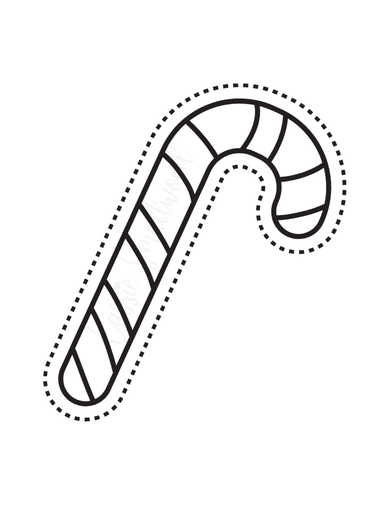 17 Awesome Candy Cane Templates - Cassie Smallwood throughout Candy Cane Template Free Printable