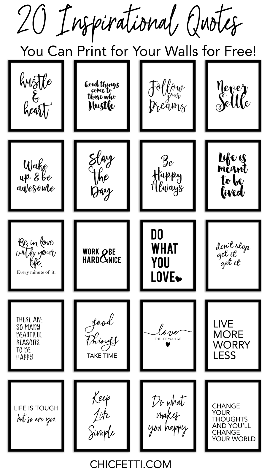 20 Inspirational Quotes You Can Print For Your Walls For Free for Printable Quotes For Office Wall