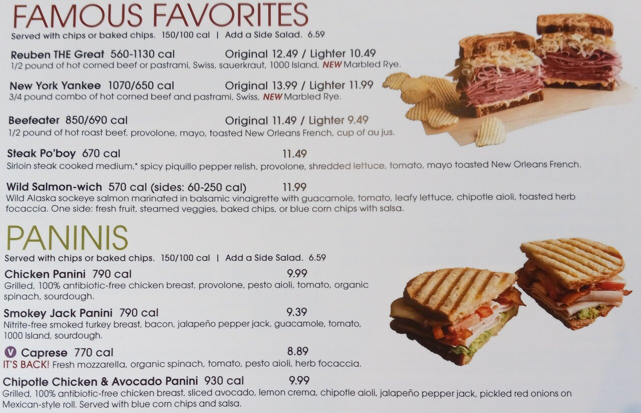 2022 Jason'S Deli Menu - Picture Of Jason'S Deli, College Station for Jason's Deli Printable Menu