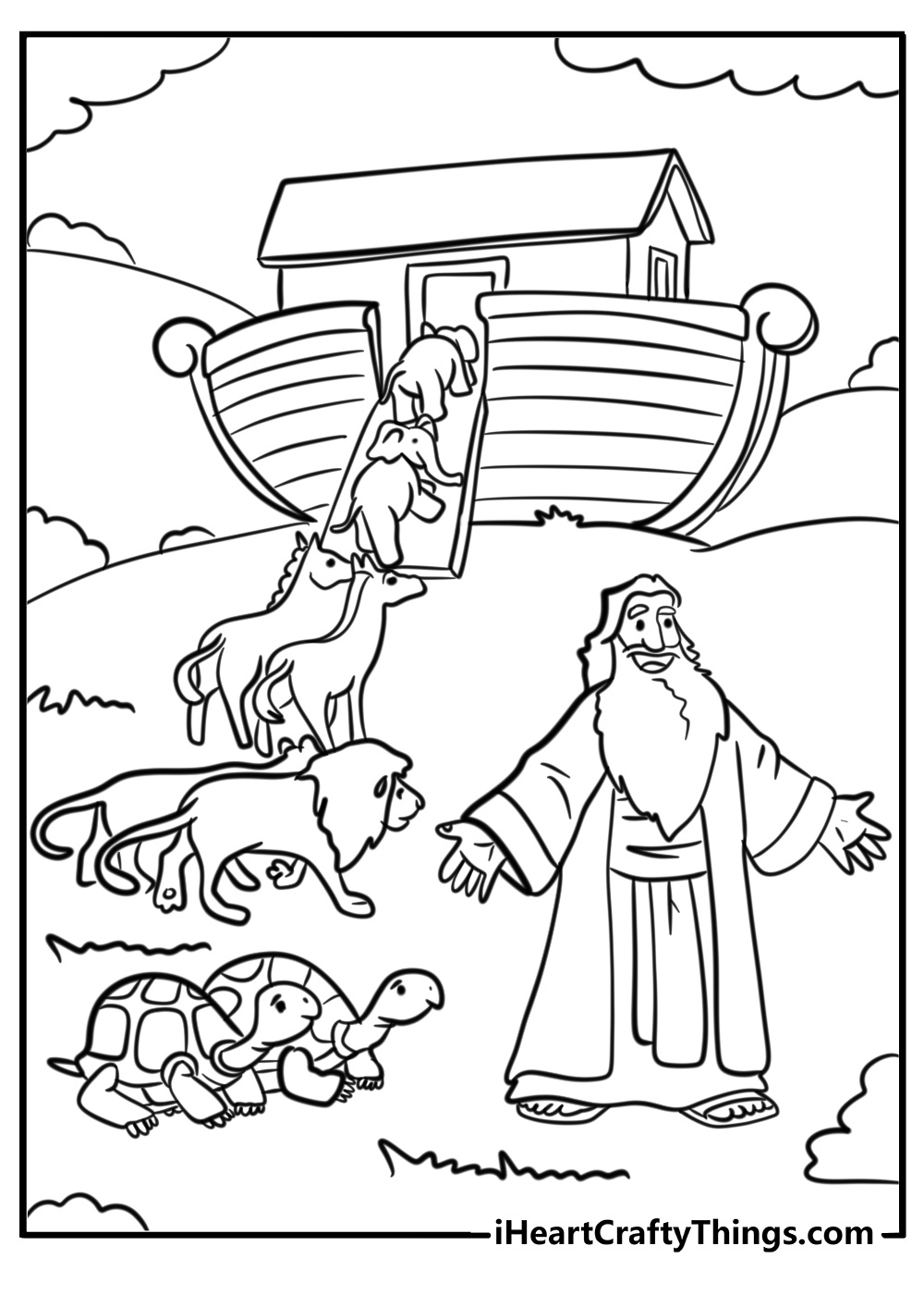 25 Noah'S Ark Coloring Pages (100% Free To Print) pertaining to Free Noah'S Ark Printable