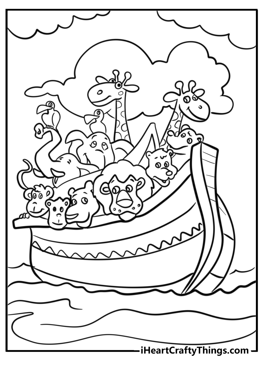 25 Noah'S Ark Coloring Pages (100% Free To Print) with Noah'S Ark Printable Pictures