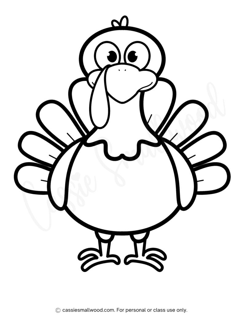 31 Cutest Turkey Templates - Cassie Smallwood throughout Printable Images Of A Turkey