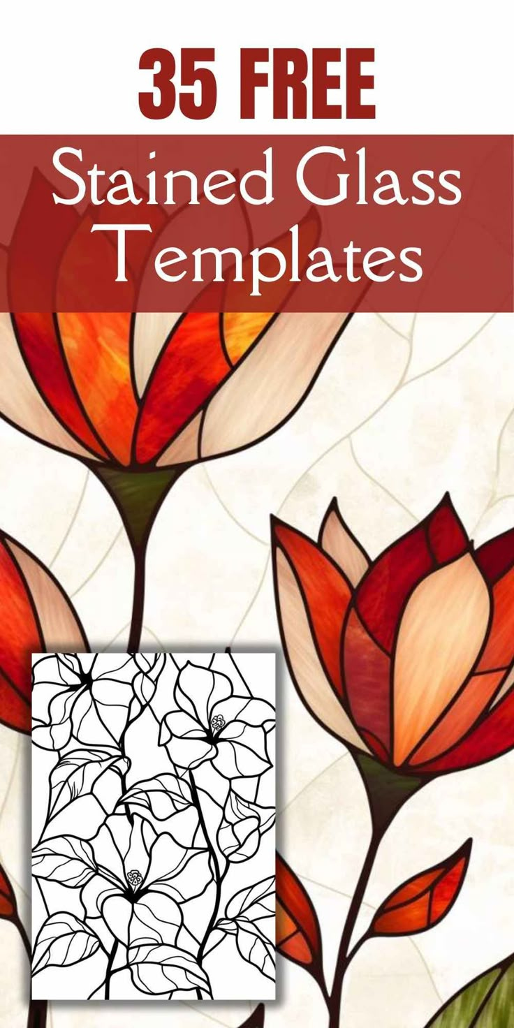 35 Free Printable Stained Glass Patterns! inside Stained Glass Patterns Free Printable