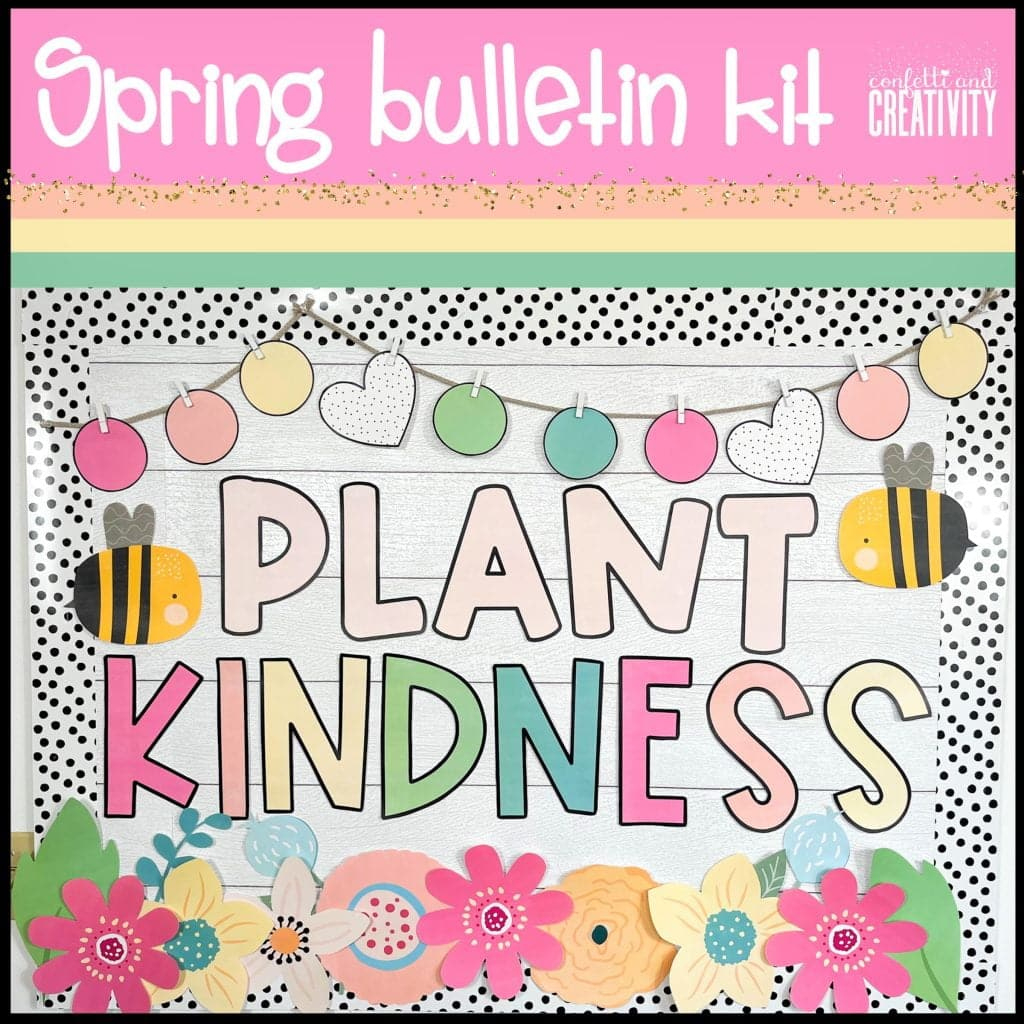 4 Fresh And Beautiful Spring Bulletin Board Ideas | Confetti within Free Spring Bulletin Board Printables
