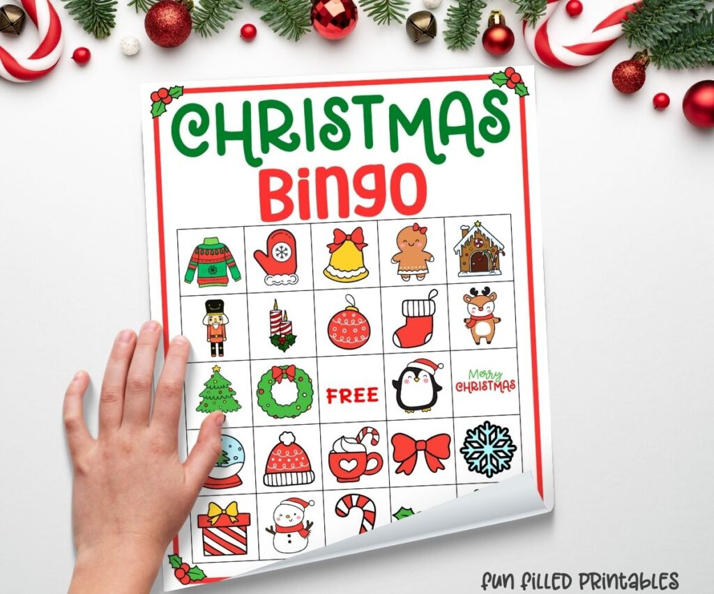 50 Free Printable Christmas Bingo Game For Kids & Adults pertaining to Free Printable Christmas Bingo Cards For 50