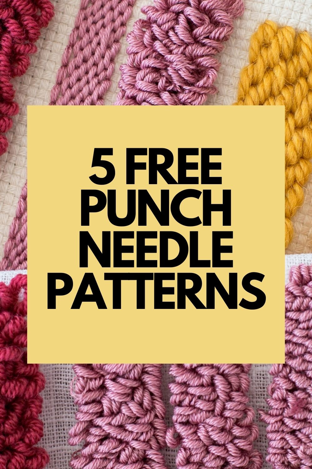 6 Free Printable Punch Needle Patterns - pertaining to Printable Free Punch Needle Patterns For Beginners