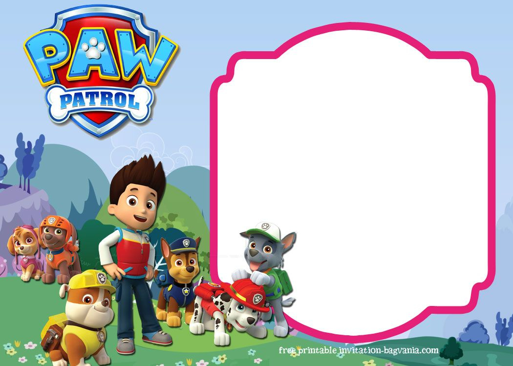 7 Logan Paw Patrol 3 Ideas | Paw Patrol Birthday, Paw Patrol, Paw in Free Printable Blank Paw Patrol Birthday Invitations