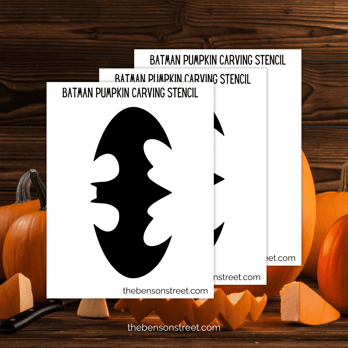 Batman Pumpkin Stencil Printable: Free Carving Template - The intended for Easy Pumpkin Carving Stencils Printable