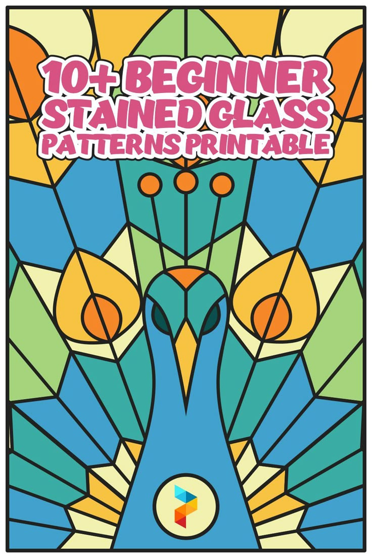 Beginner Stained Glass Patterns - 19 Free Pdf Printables | Printablee in Stained Glass Patterns Free Printable