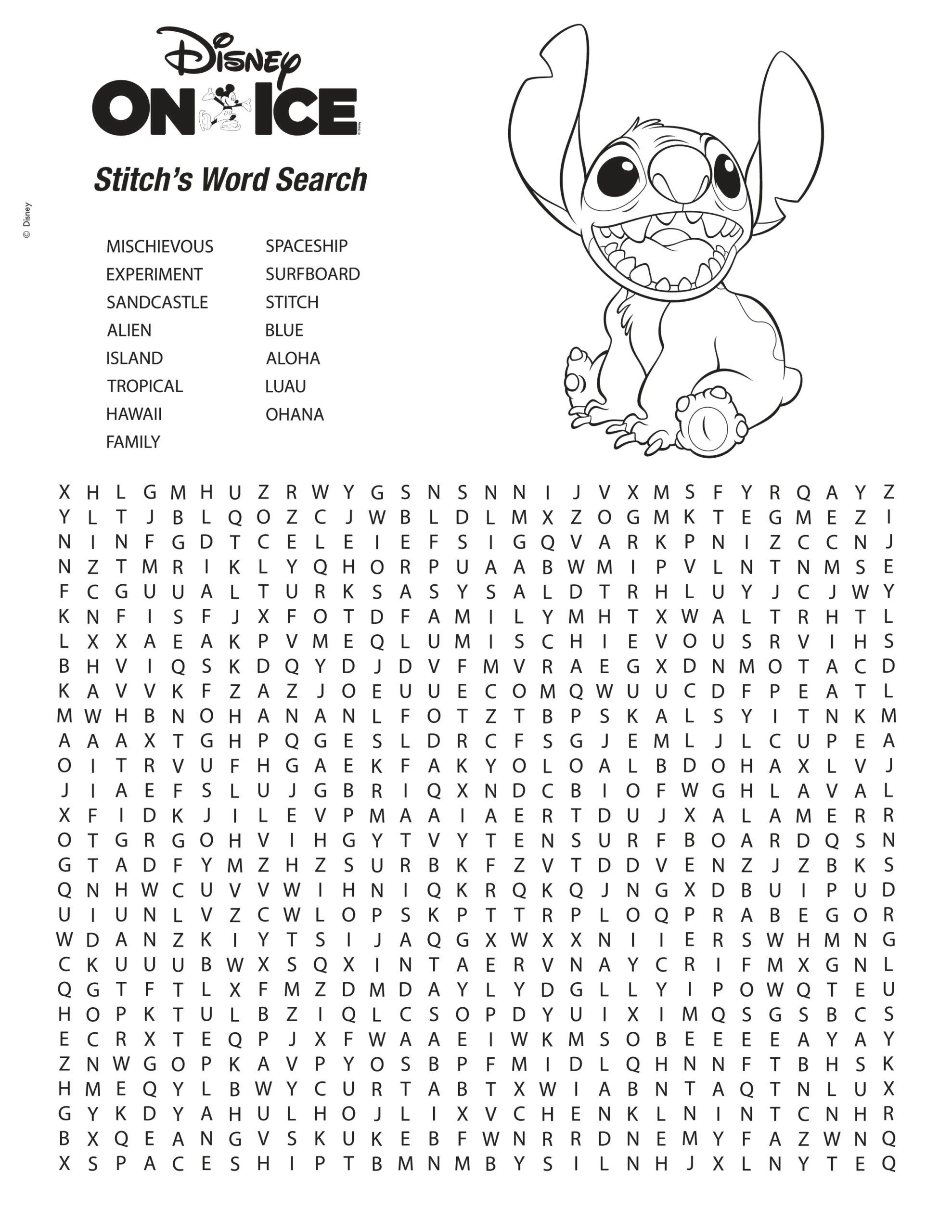 Blast Off Into Fun With Our Stitch Activity Sheets! | Fun | The with regard to Lilo and Stitch Printable Activities
