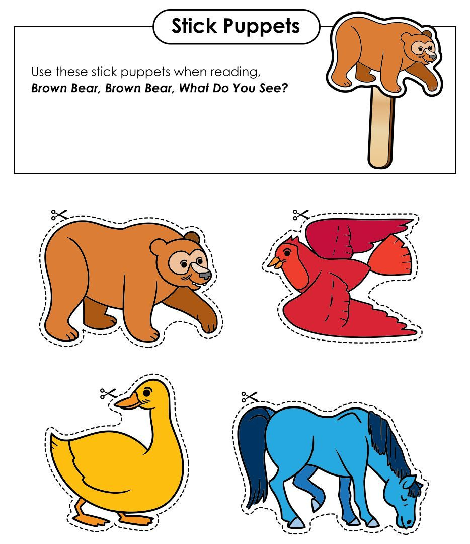 Brown Bear Brown Bear - 12 Free Pdf Printables | Printablee in Pdf Brown Bear Brown Bear Printables