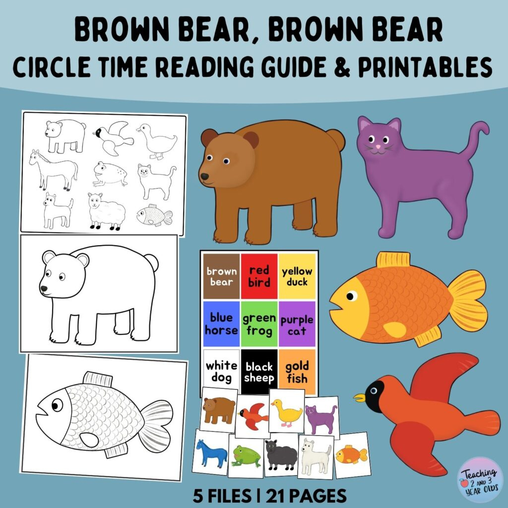 Brown Bear, Brown Bear, What Do You See Printable Book within Pdf Brown Bear Brown Bear Printables