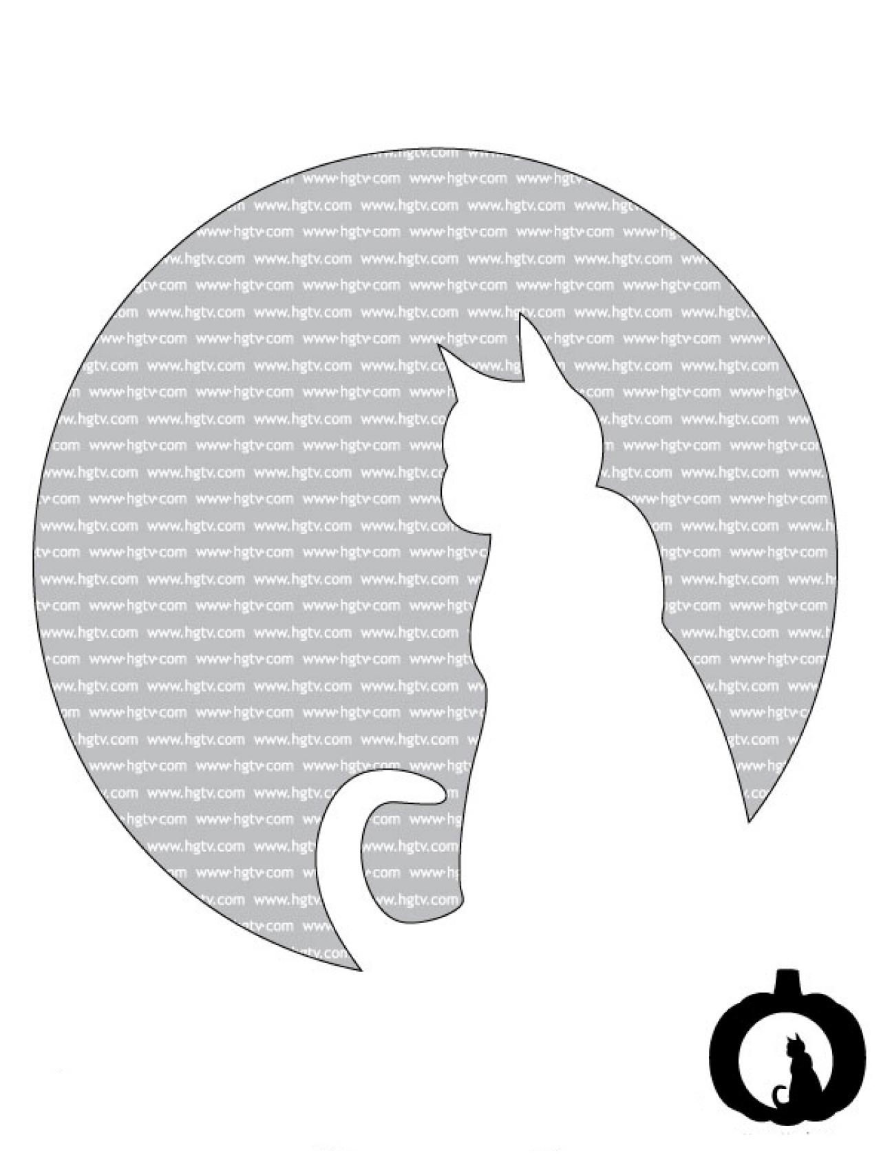Cat (Free Pumpkin Stencil - Pumpkin Pattern - Pumpkin Template with regard to Printable Easy Cat Pumpkin Stencil