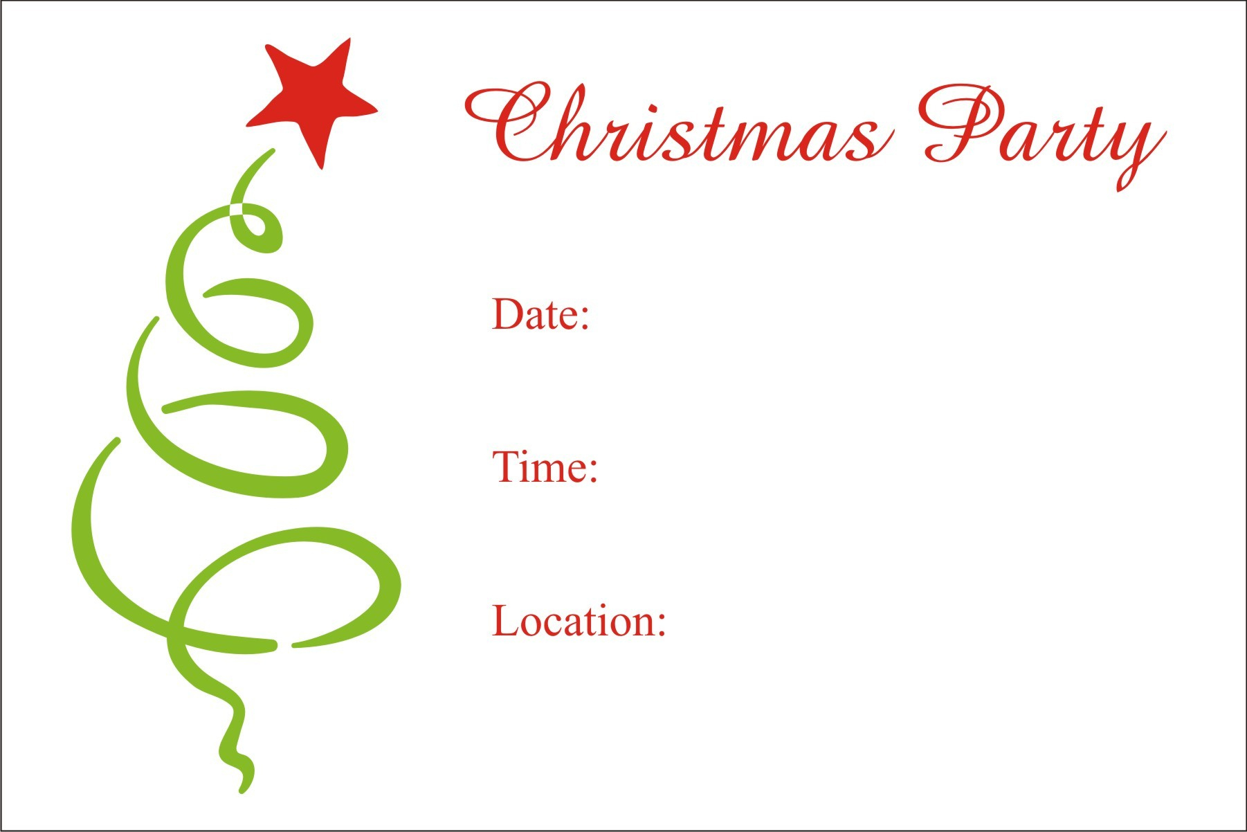 Christmas Party Free Printable Holiday Invitation Personalized in Free Printable Holiday Party Invitations