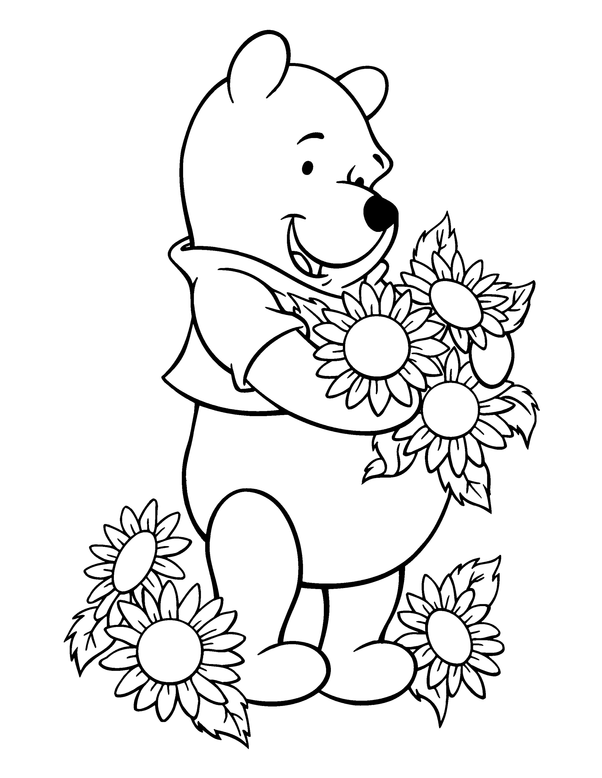 Coloring Page - Winnie The Pooh Coloring Pages 116 throughout Winnie The Pooh Printable Pictures