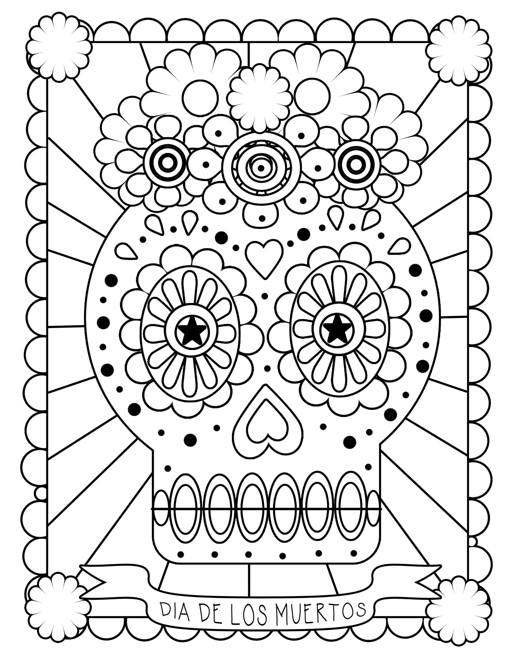 Day Of The Dead Printable Images - Printable Party Favors regarding Free Day Of The Dead Printables