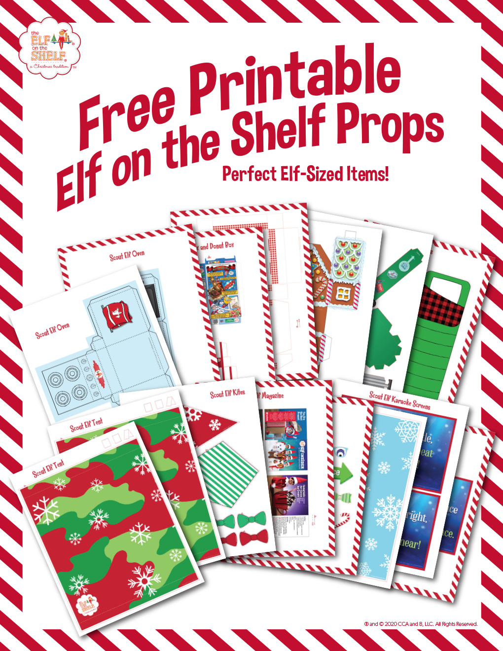 Download Free Printable Elf On The Shelf Props | The Elf On The Shelf intended for Printables Elf on the Shelf