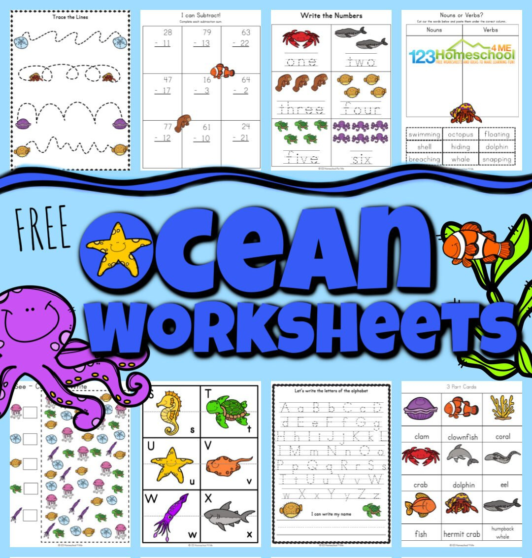 🐠 Free Free Printable Ocean Worksheets For Kids, Kind intended for Printable Ocean Activities For Preschoolers