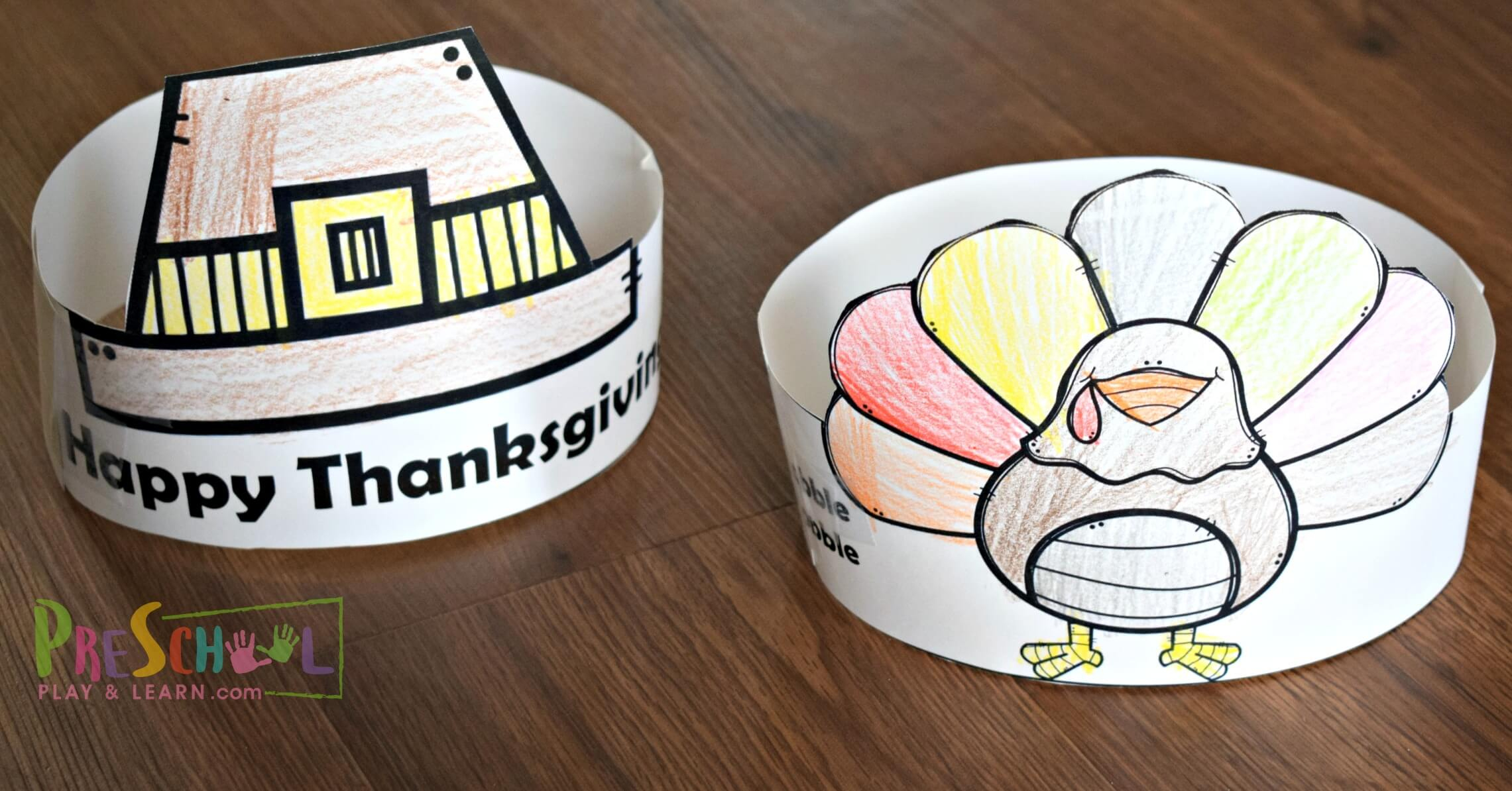 🦃 Thanksgiving Hats - Free Printable Craft For Kids with regard to Free Printable Turkey Hat Template