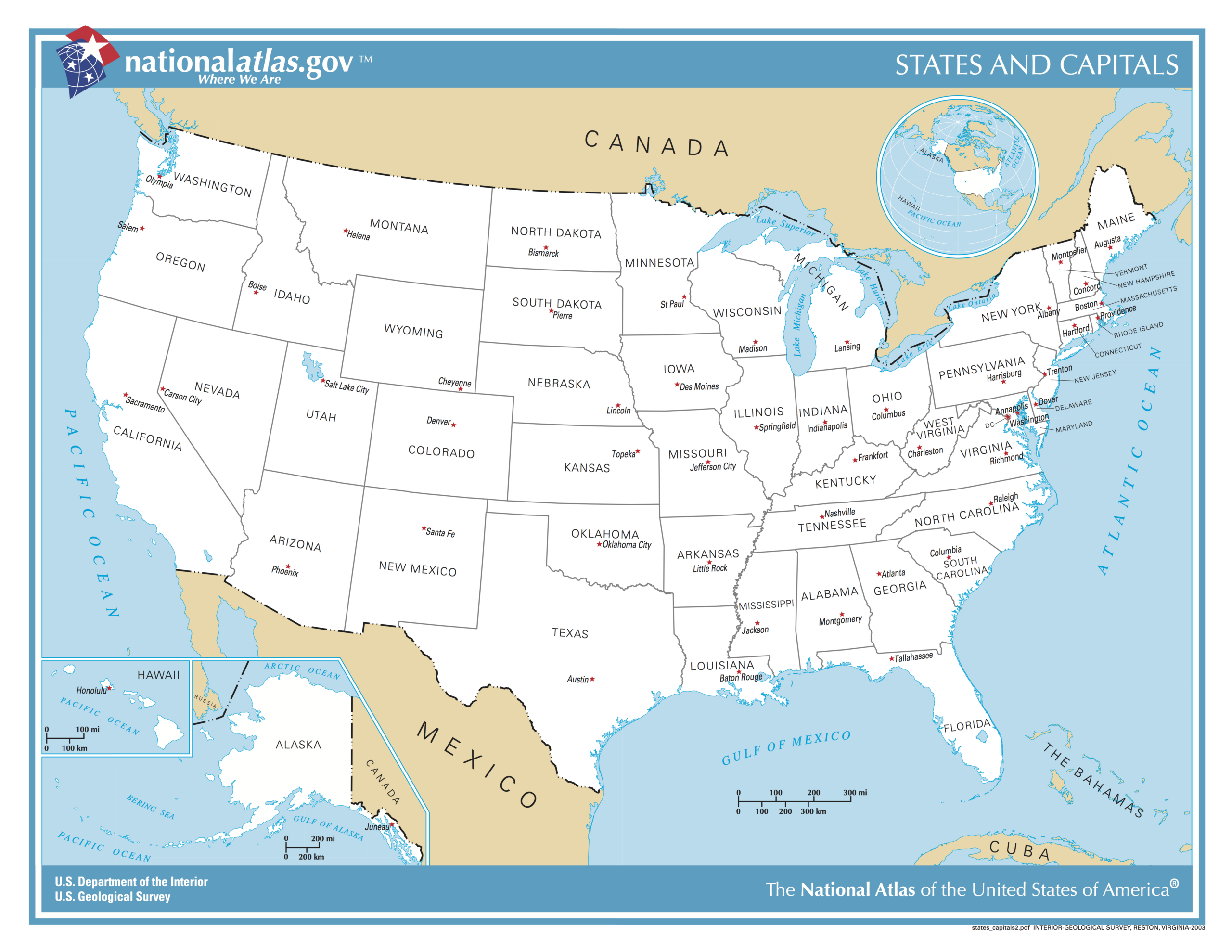 File:us Map - States And Capitals - Wikimedia Commons in Map of the United States with Capitals Printable