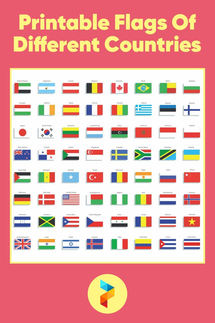 Flags Of Different Countries - 20 Free Pdf Printables | Printablee for Pdf Printable Flags of the World