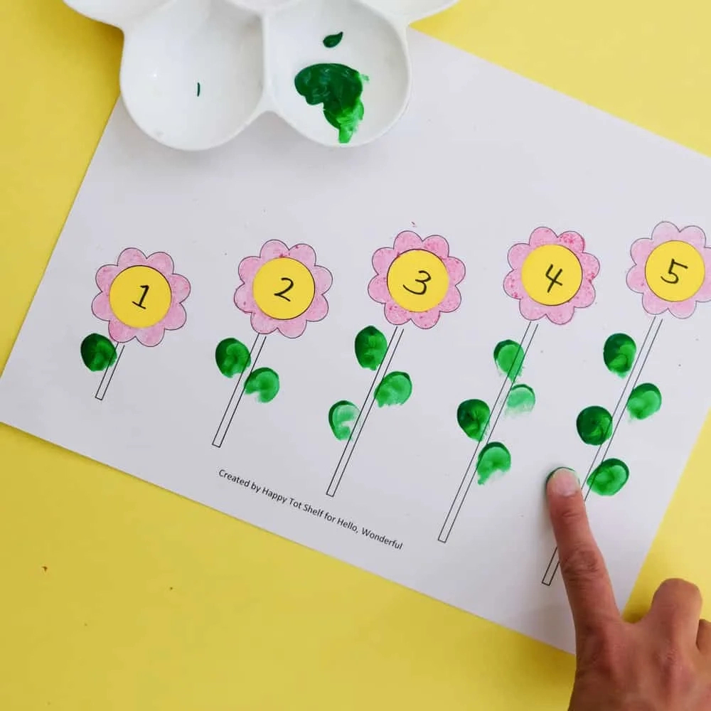 Flower Learning Printable - Hello, Wonderful with regard to Printable Flower Activities For Preschoolers