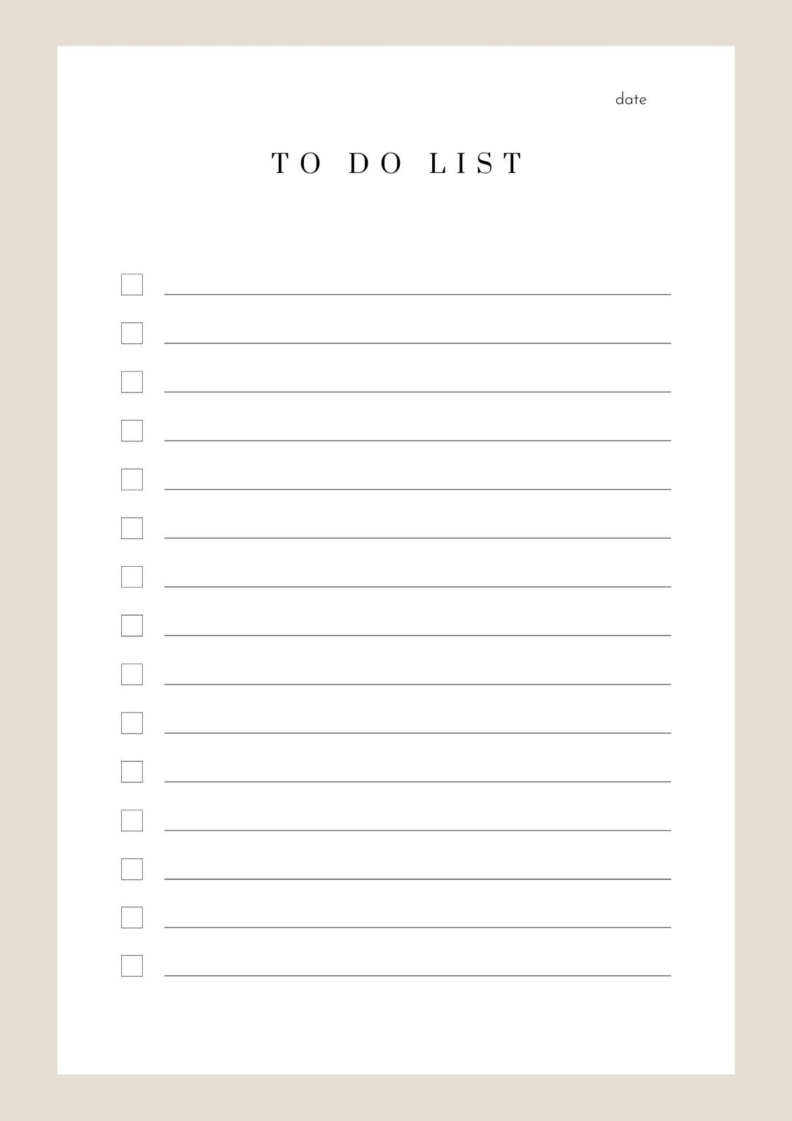 Free And Customizable To Do List Templates within Printable Todo List Template Word