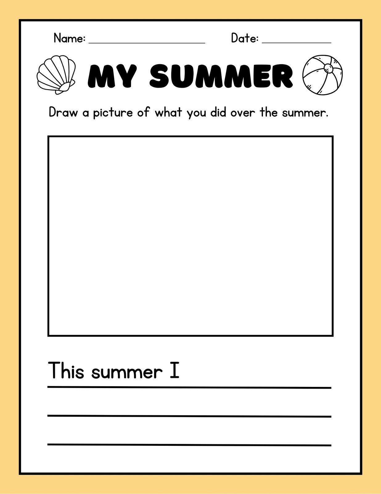Free Custom 1St Grade Writing Worksheet Templates | Canva pertaining to First Grade Writing Worksheets Free Printable