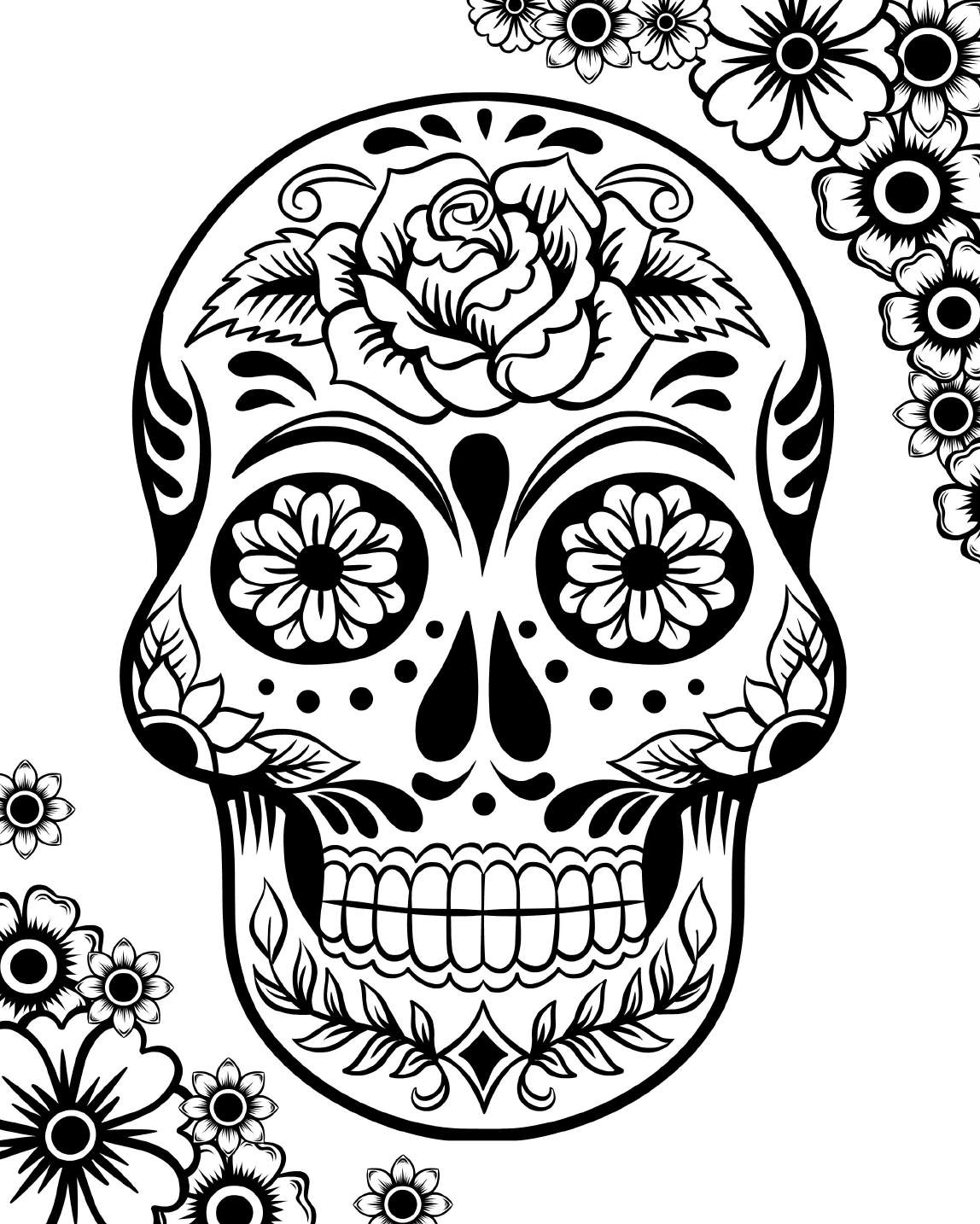 Free Day Of The Dead Printables - Printable Party Favors with regard to Free Day of the Dead Printables