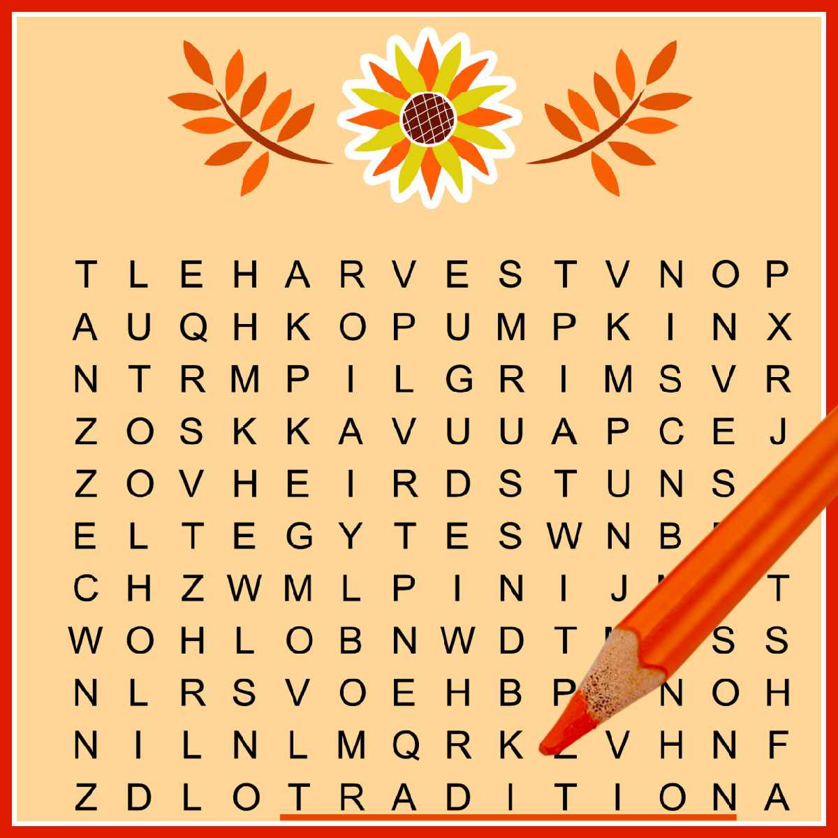 Free November Word Search Printable - National Days Word Find inside November Word Search Free Printable