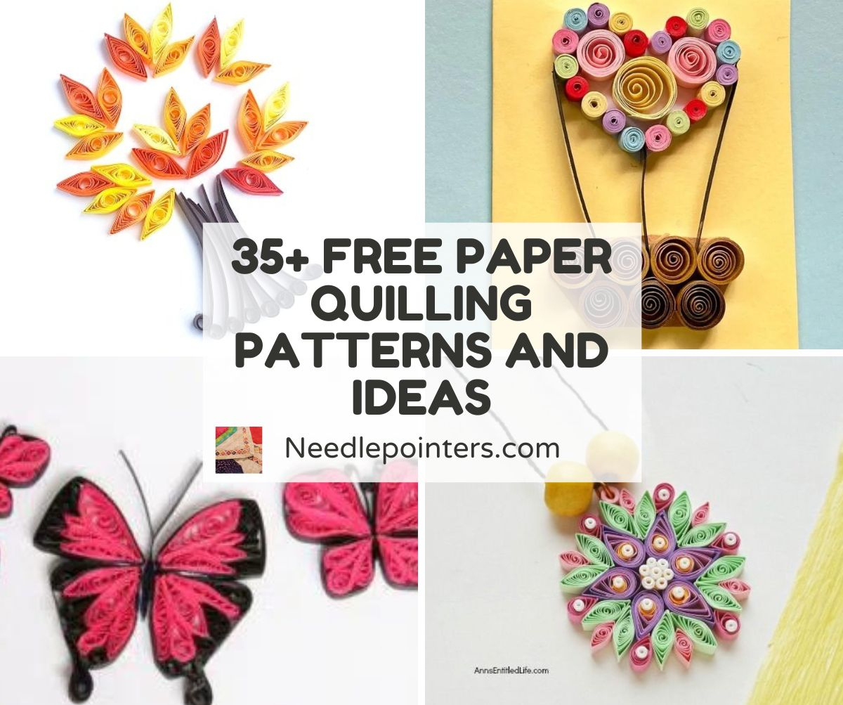 Free Paper Quilling Patterns And Ideas | Needlepointers for Printable Paper Quilling Patterns Free