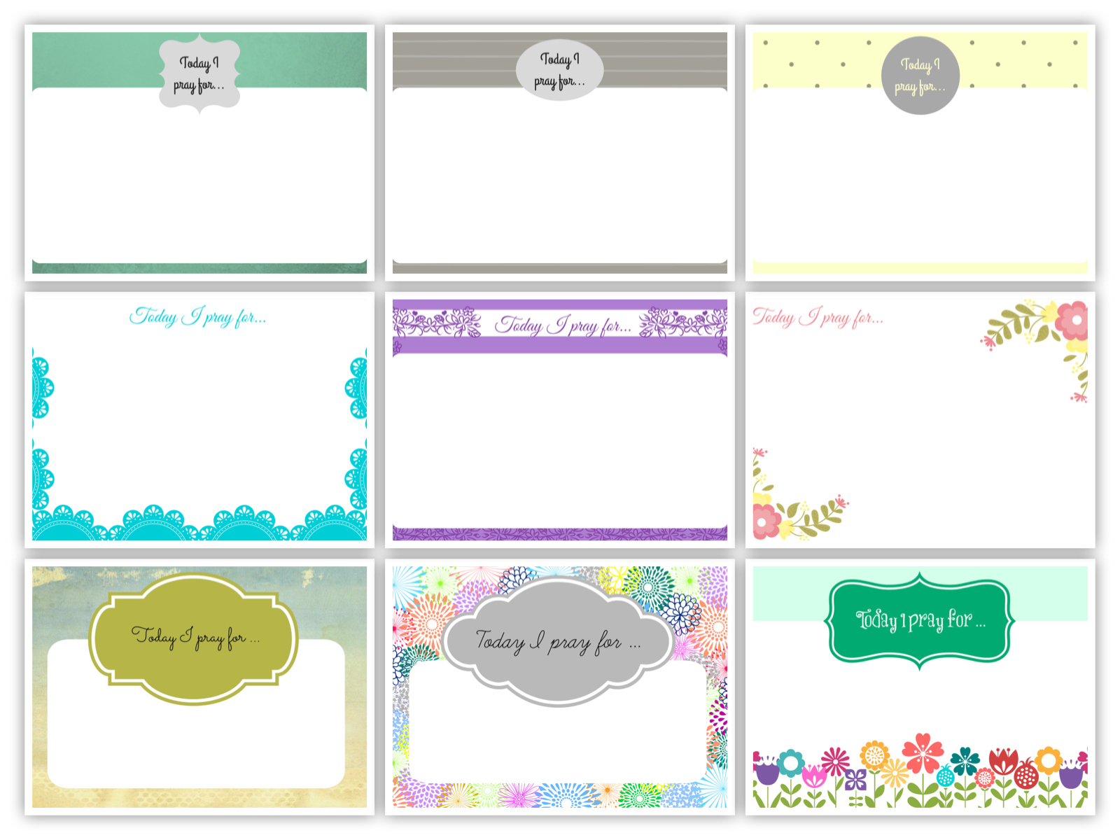 Free Prayer Cards Printables - A Cowboy'S Wife inside Free Printable Prayer Request Cards