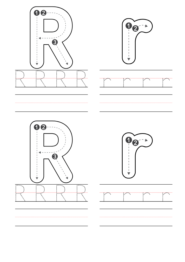 Free Preschool Letter R Worksheets Printable Pdf within Free Printable Letter R Worksheets