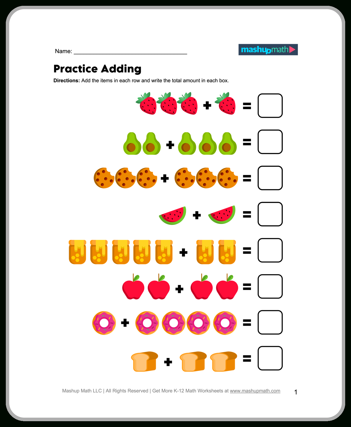 Free Preschool Math Worksheets—Printable — Mashup Math within Free Printable Preschool Math Worksheets