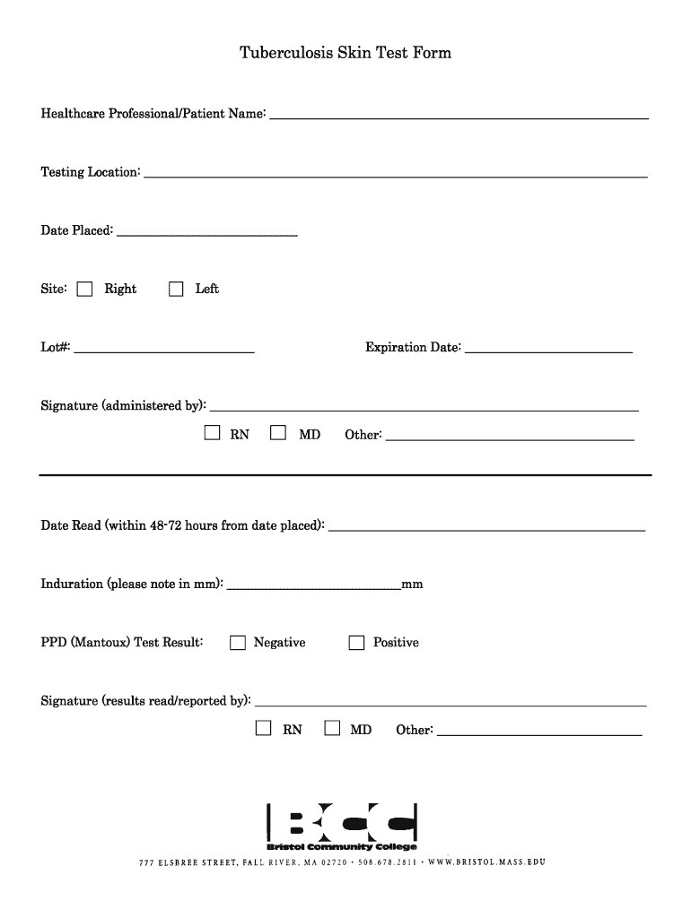 Free Printable 2 Step Tb Test Form: Fill Out & Sign Online | Dochub with Printable 2 Step Tb Skin Test Form