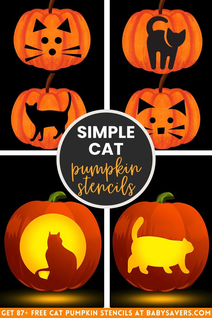 Free Printable Cat Pumpkin Carving Stencils Get Into The Halloween intended for Printable Easy Cat Pumpkin Stencil