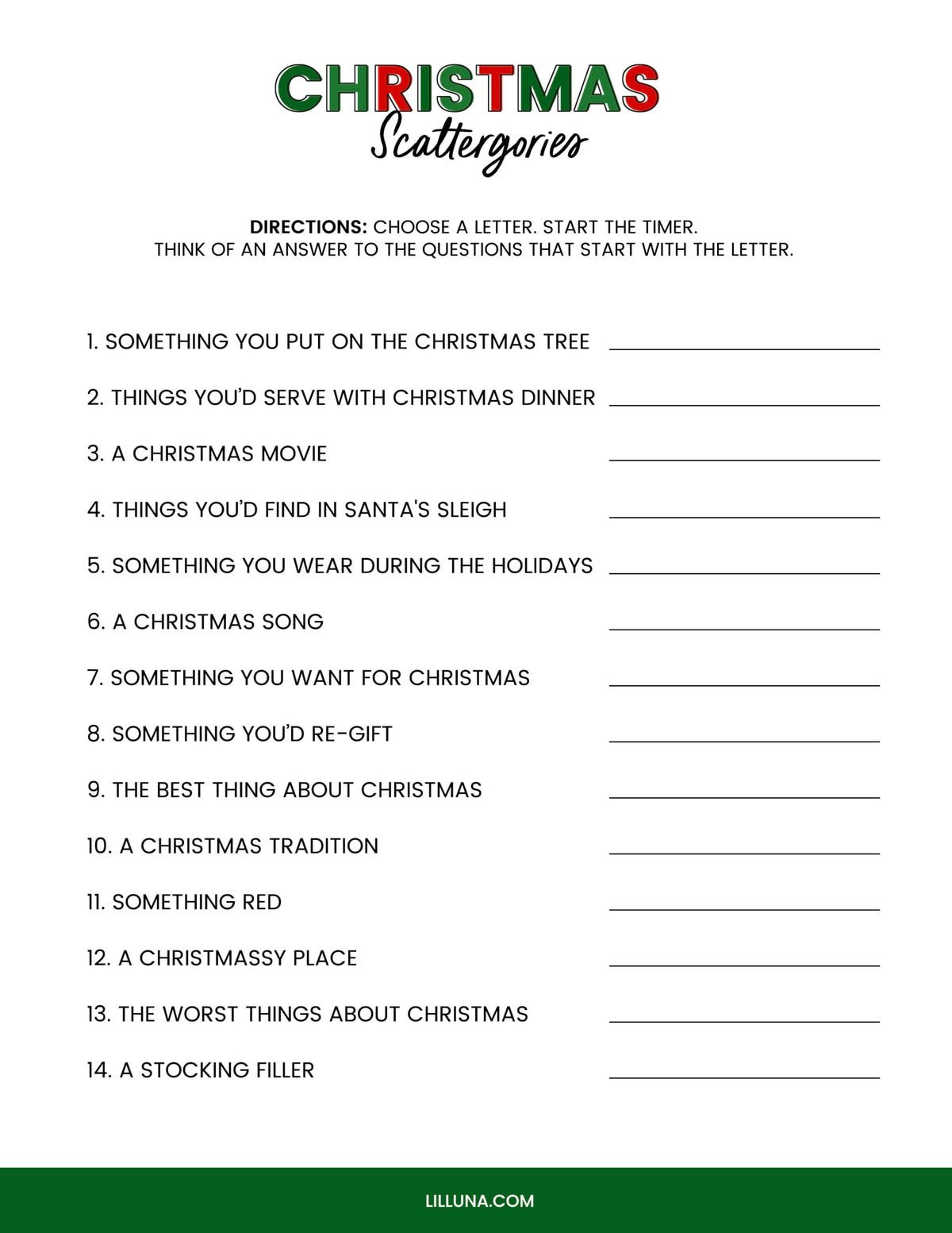 Free Printable Christmas Games {4 Freebies} | Lil' Luna with regard to Printable Christmas Games For Free