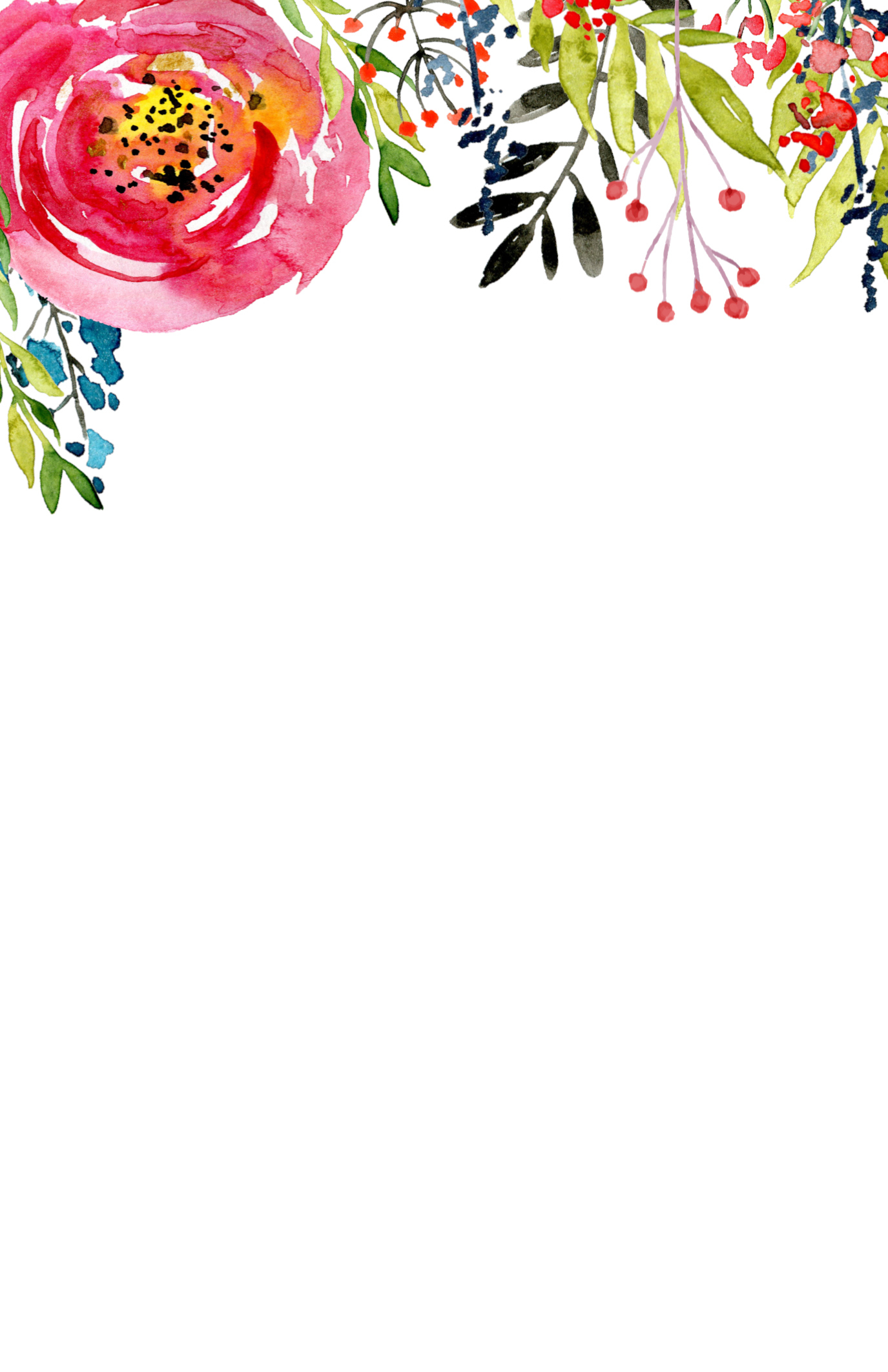 Free Printable Floral Stationery - Paper Trail Design in Free Printable Stationery No Lines