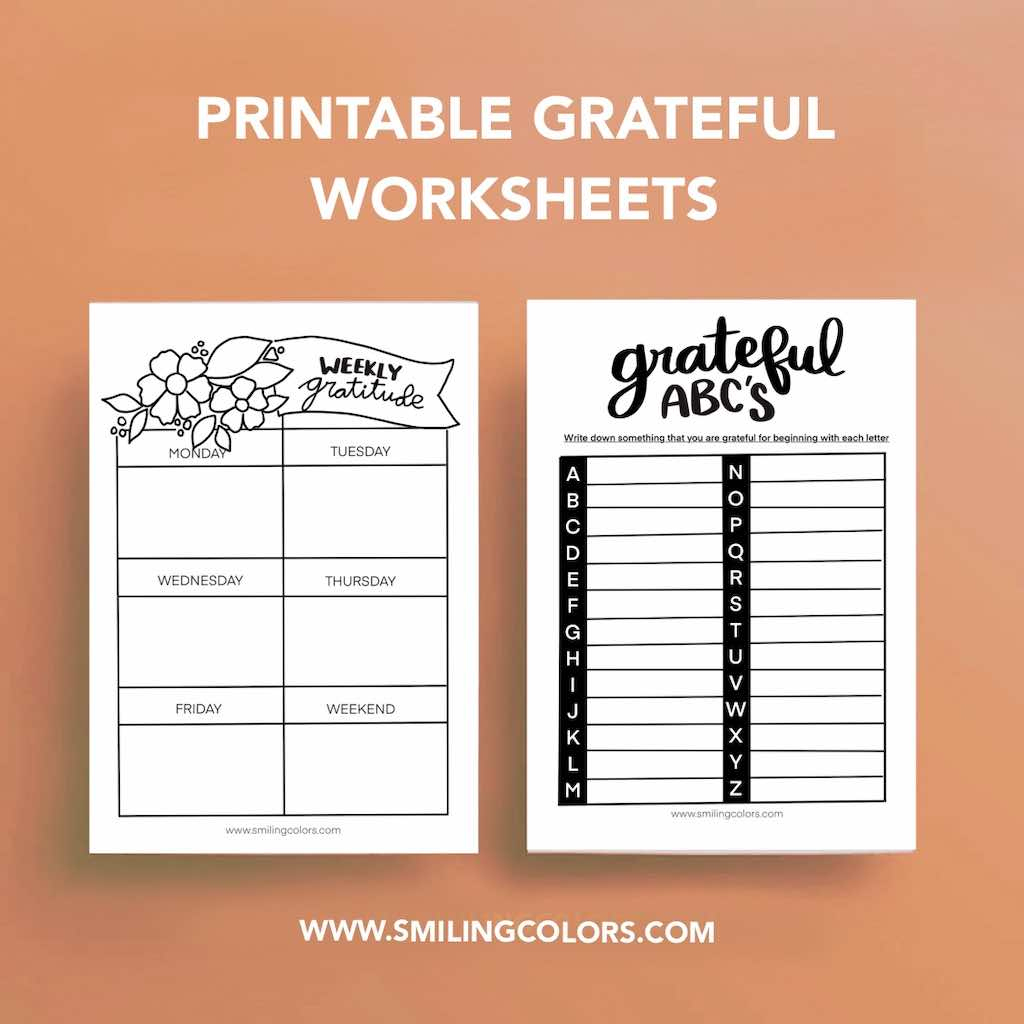 Free Printable Grateful Worksheets For Adults Pdfs regarding Free Printable Gratitude Worksheets