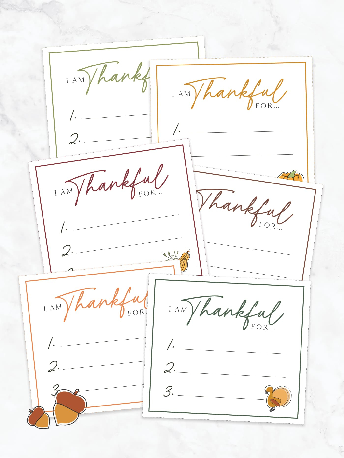 Free Printable I Am Thankful For Cards! - Favorite Printables throughout I Am Thankful For Printable Free