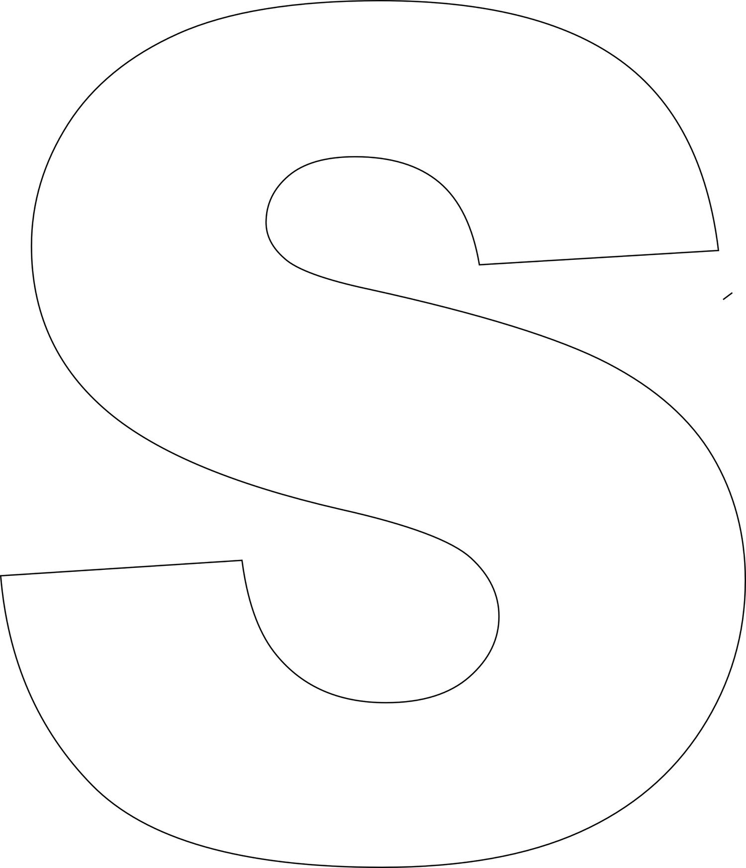 Free Printable Letters Template: Uppercase Alphabet - Worksheets within Free Large Printable Alphabet Letters