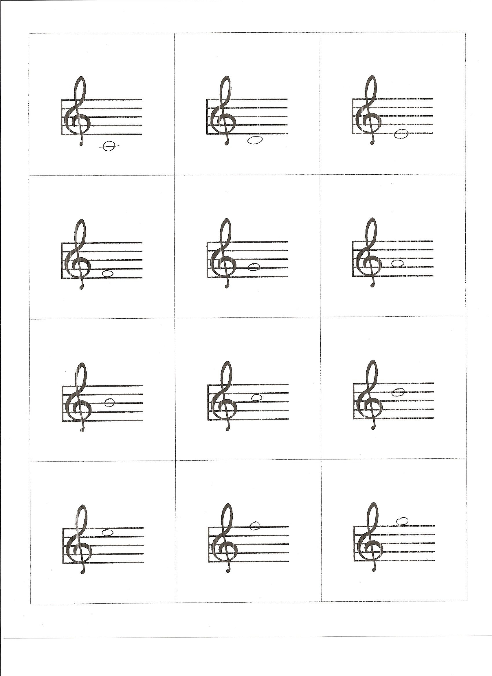 Free Printable Music Note Flashcards with Free Printable Music Flash Cards