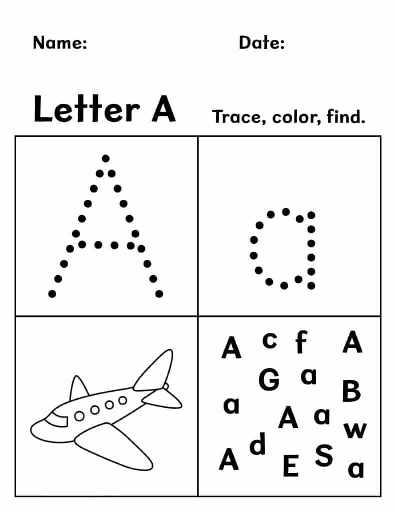 Free Printable Preschool Worksheets! ⋆ The Hollydog Blog for Free Printable Preschool Preschool Worksheets