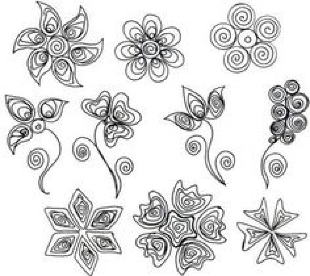 Free Printable Quilling Patterns For Beginners - Printable with Printable Paper Quilling Patterns Free