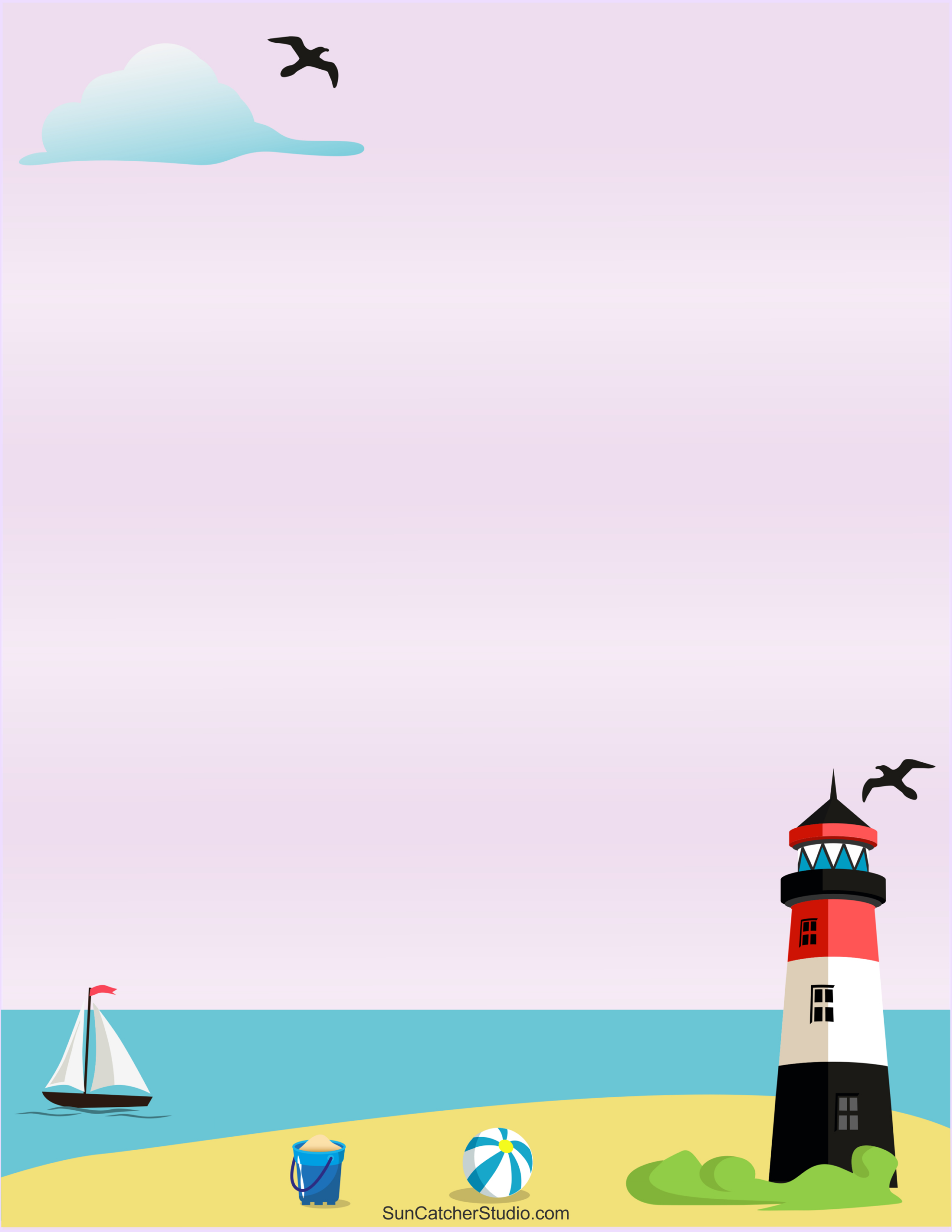 Free Printable Stationery And Lined Letter Writing Paper – Diy regarding Free Printable Stationery No Lines