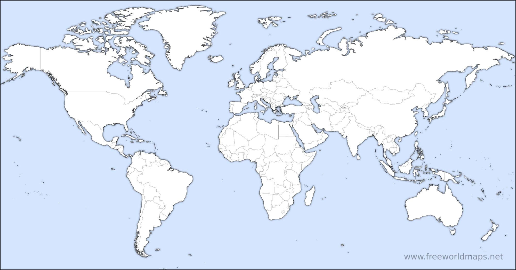 Free Printable World Maps with Free Printable Map of the World with Countries